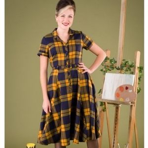 Top Vintage x Collectif Caterina Swing dress